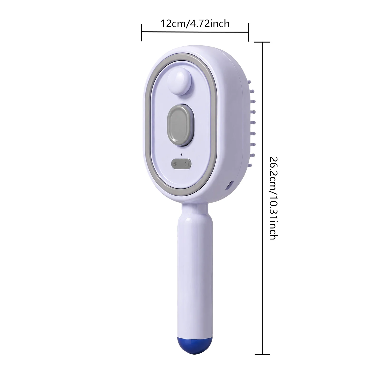 Electric Spray Air Bag Massage Comb Purple — image 3