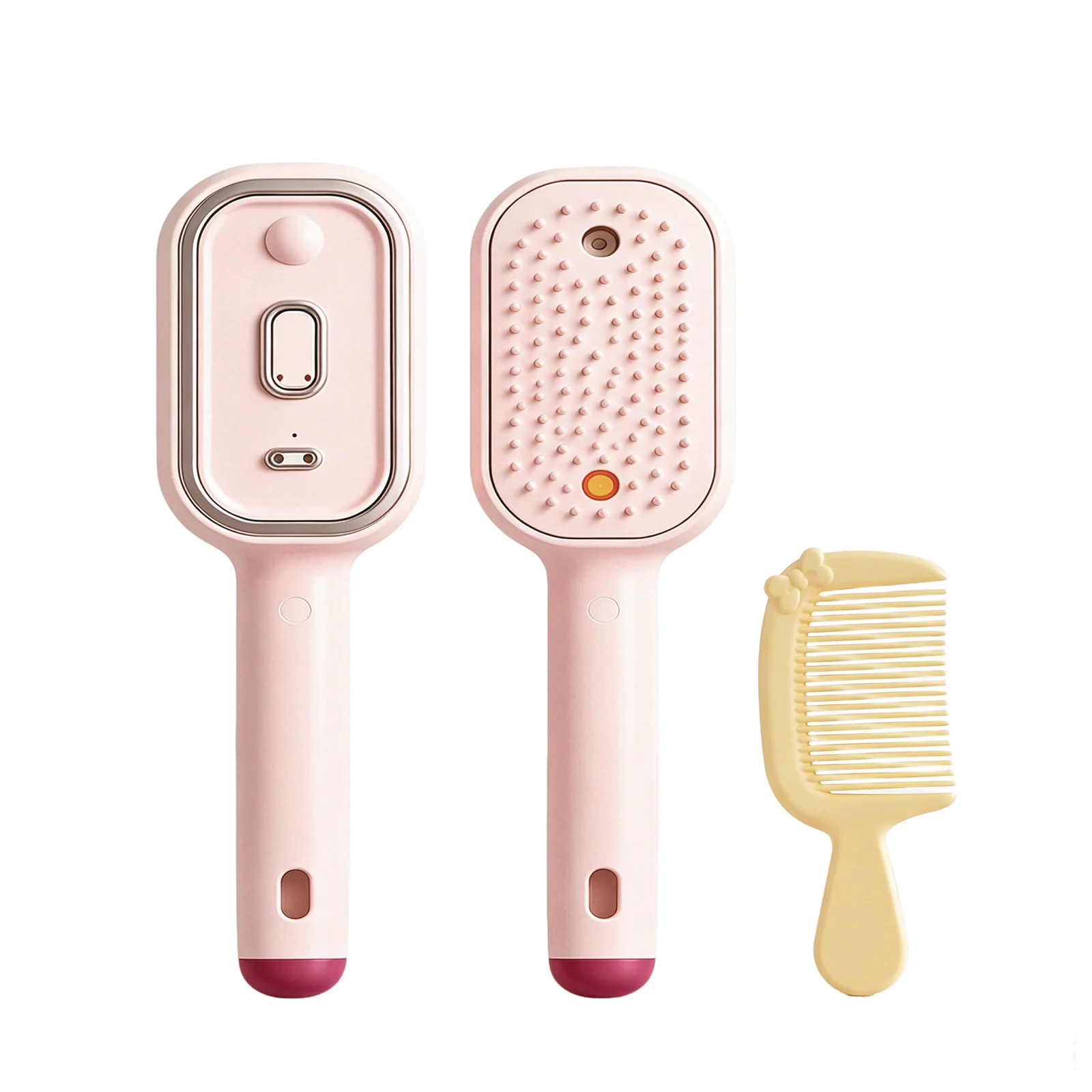 Electric Spray Air Bag P Ink Massage Comb-yellow Hairdressing Comb Set Small — image 2