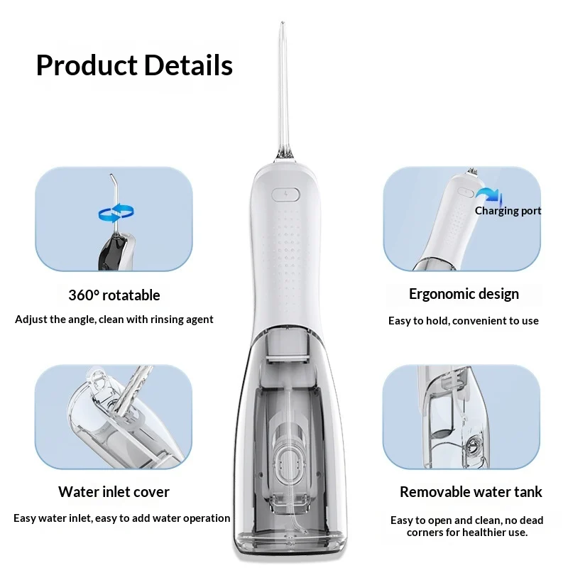 Electric Water Flosser With Multiple Cleaning Modes — image 6