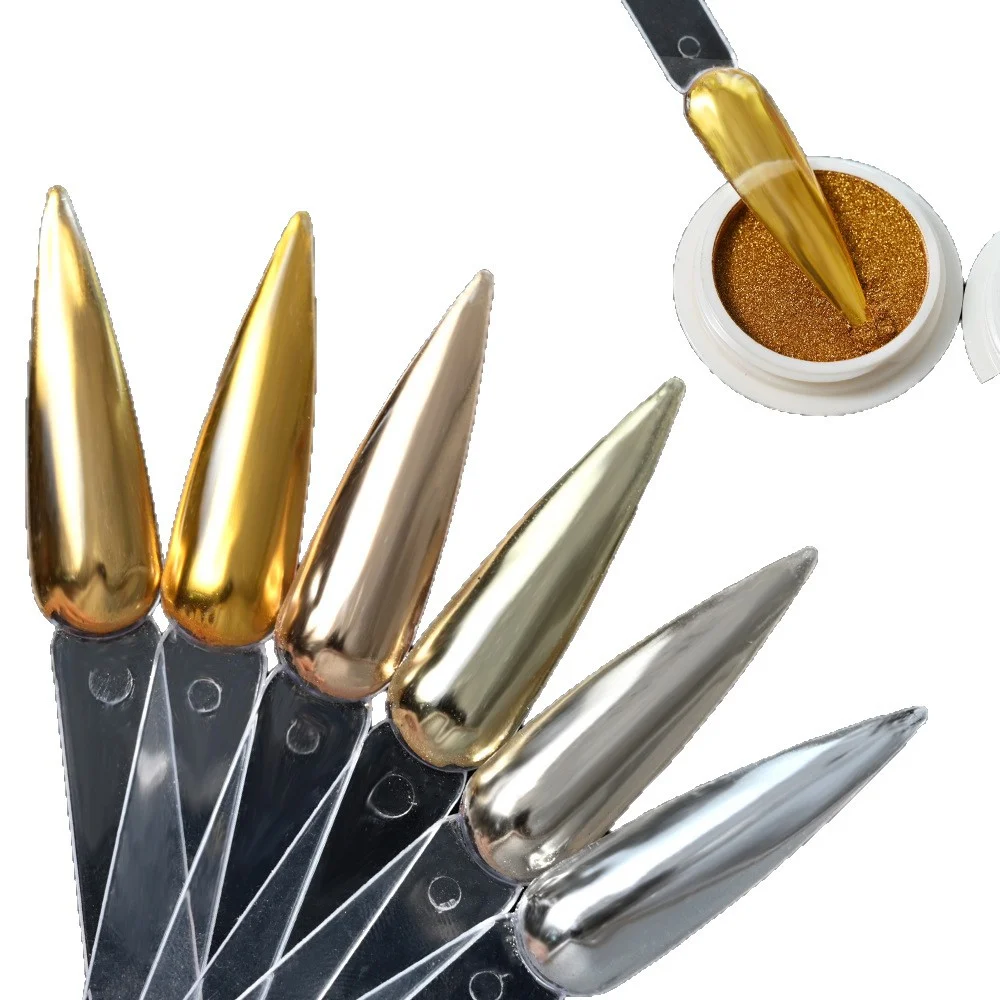Electroplated Powder Rose Gold Nail Art Kit — image 2