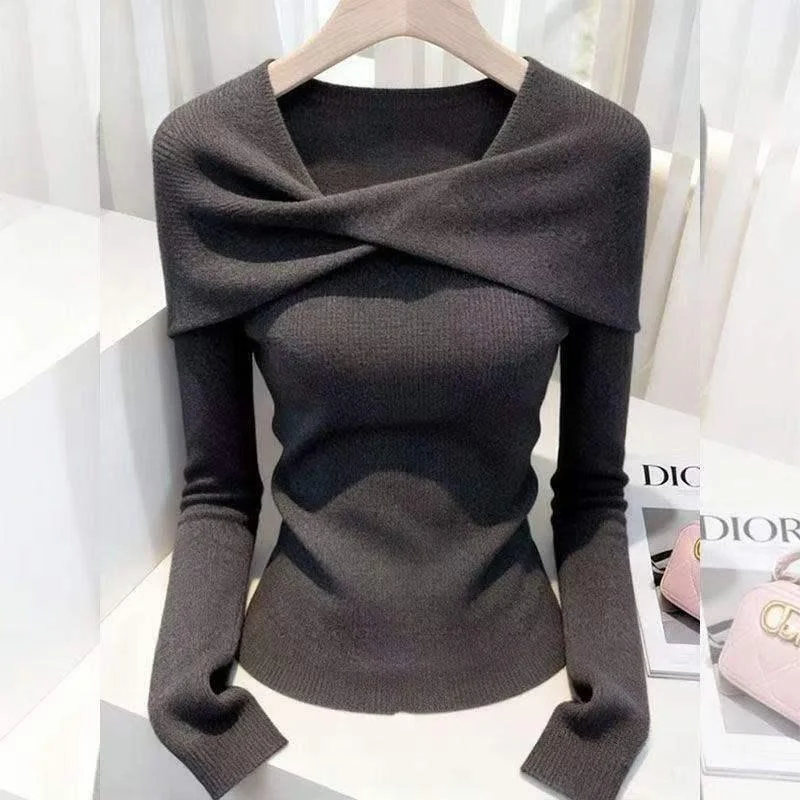 Elegant Figure-flattering Simple Versatile Long-sleeve Thermal Base Layer — image 3