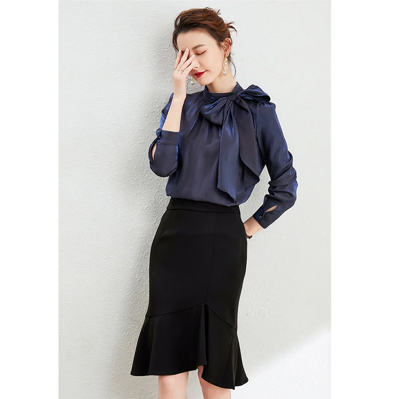 Elegant, Goddess-style Professional Skirt Suitstylish Front-desk Work Attire — image 2