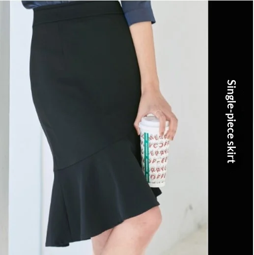 Elegant, Goddess-style Professional Skirt Suitstylish Front-desk Work Attire — image 8