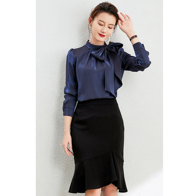 Elegant, Goddess-style Professional Skirt Suitstylish Front-desk Work Attire — image 3
