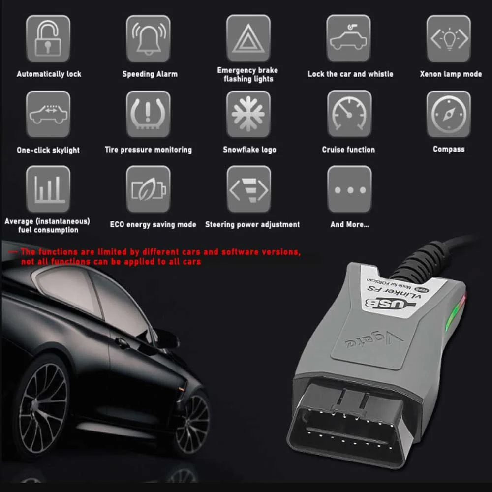ELM327 Hsms-can OBD2 Diagnostic Tool For Ford And Mazda Vehicles — image 4
