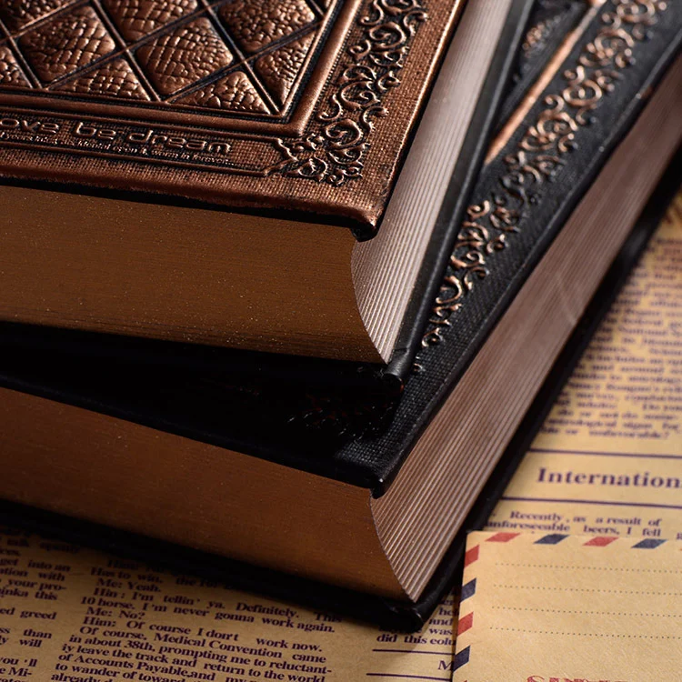 Embossed Faux Leather Notepad Three-dimensional Super Thick — image 2