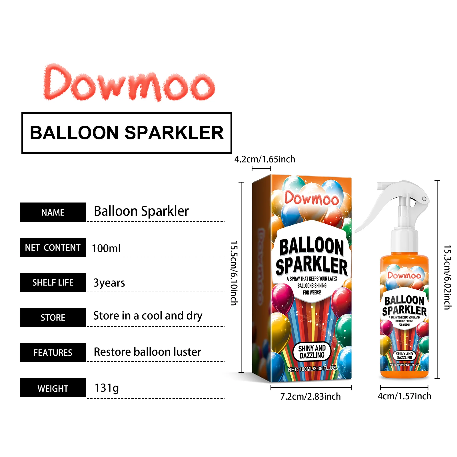 Emulsion Balloon Bright Spray 1 00ml 1box — image 5