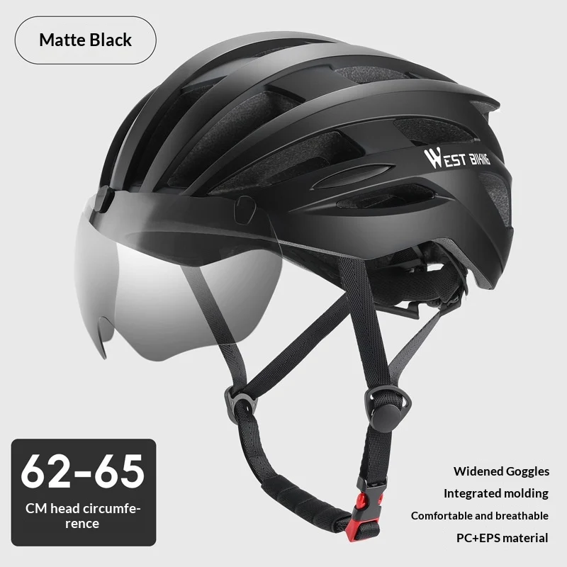 Enhanced Bicycle Helmet With Integrated Goggles — image 4