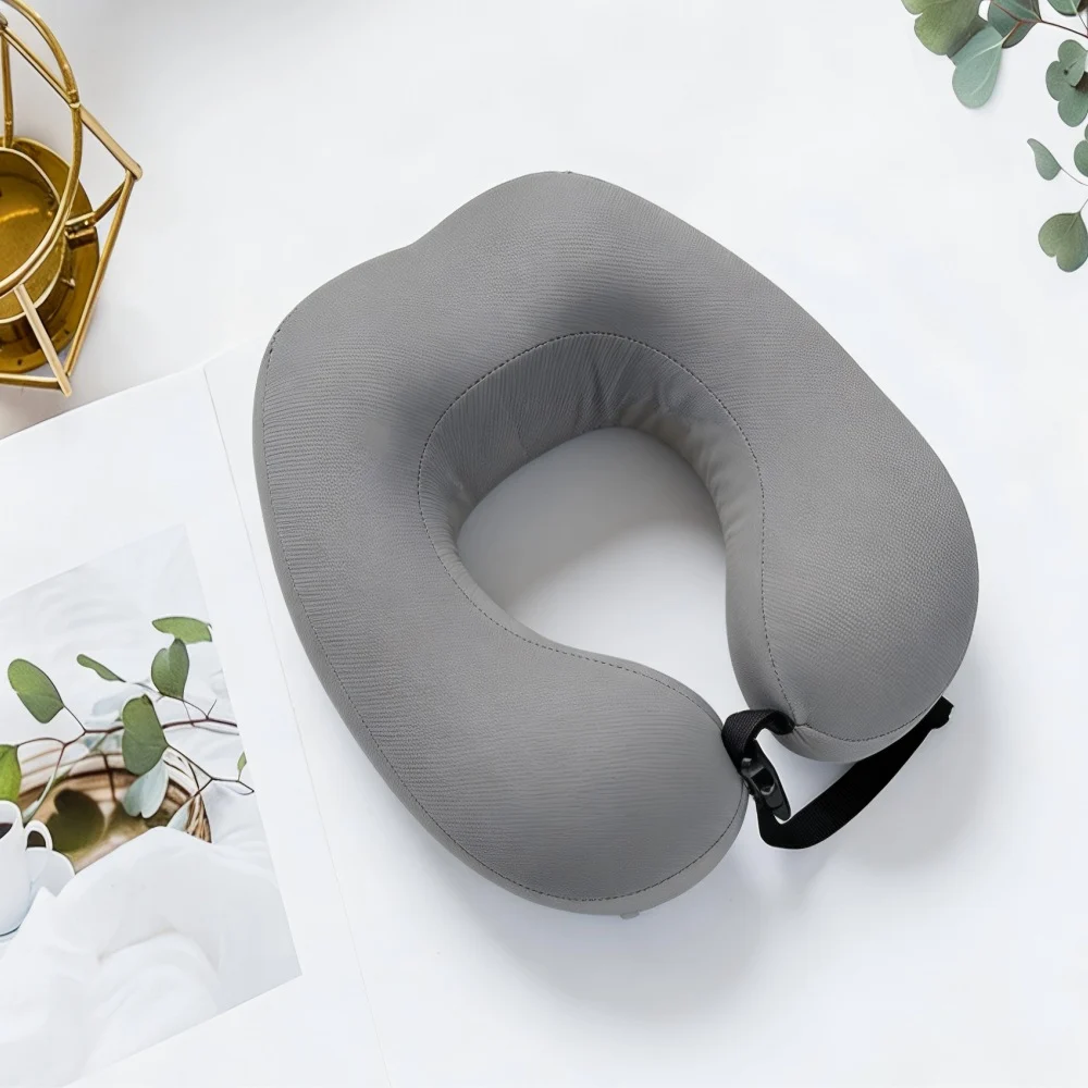 Ergonomic Memory Foam U Shaped Travel Neck Pillow, Butterfly Side Support Cervical… — image 4