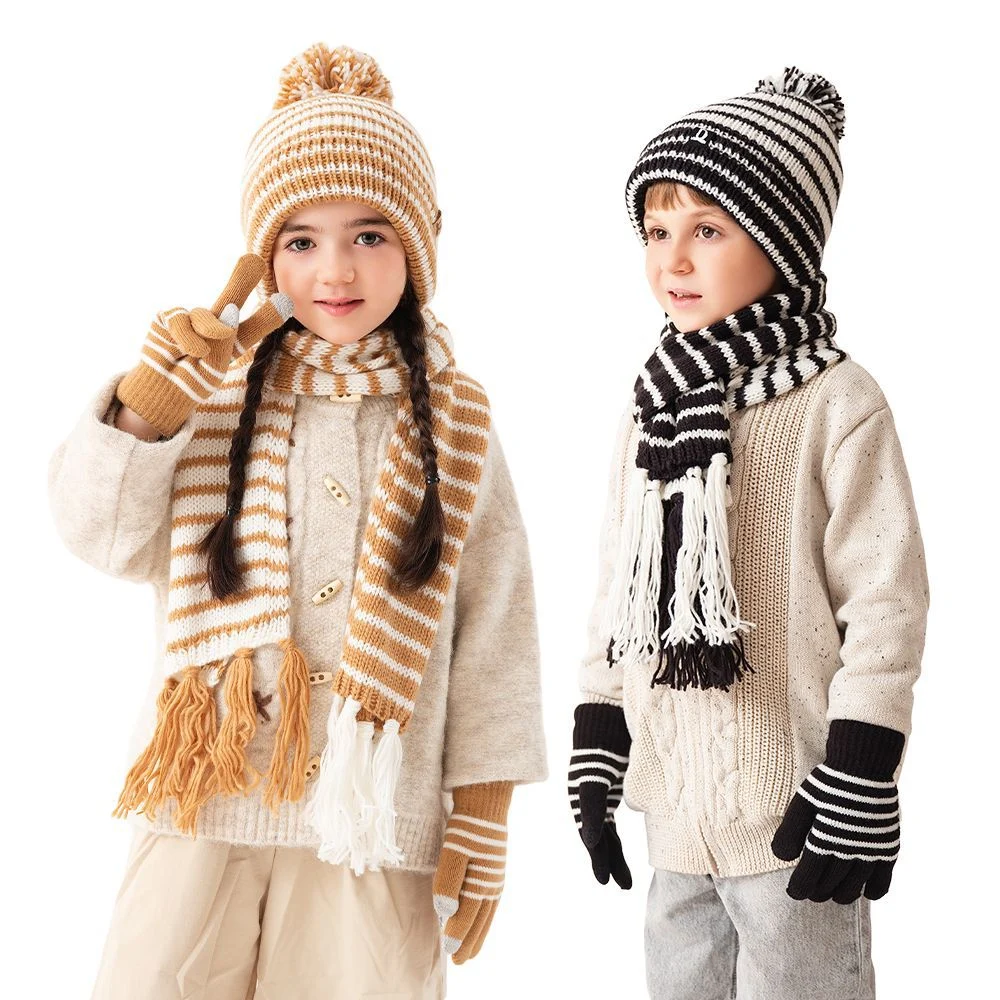 Exclusive Childrens Knit Warm Hats Woolen For Kids — image 3