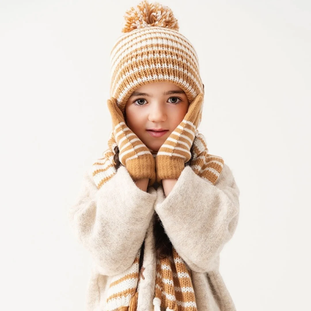 Exclusive Childrens Knit Warm Hats Woolen For Kids — image 8