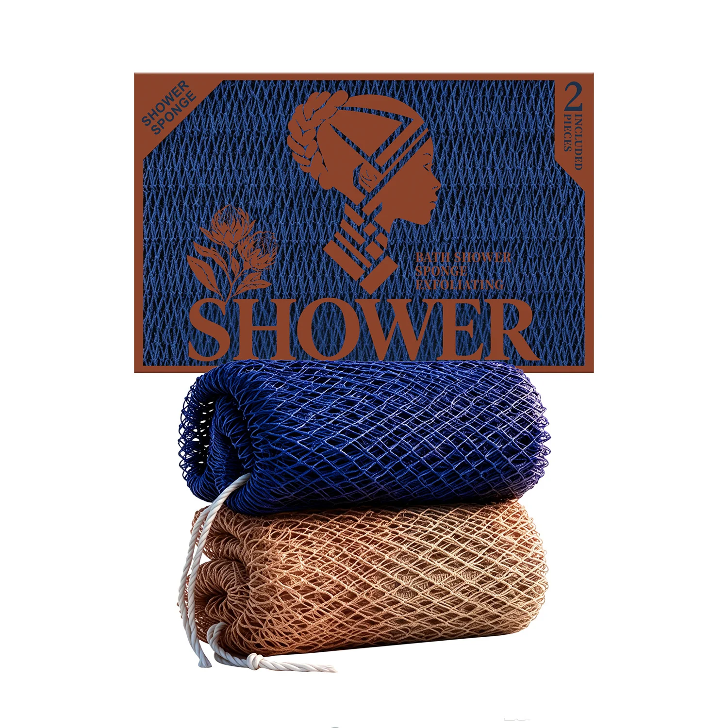 Exfoliating Mesh Bath Towel — image 1