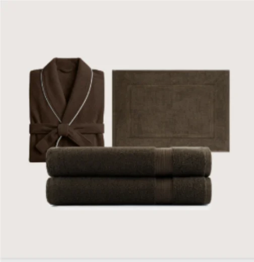 Extended Autumn And Winter Coral Fleece Bathrobe — image 2