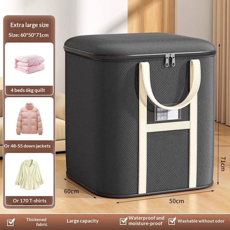 Extra-large Thick Durable Cotton Quilt Storage Bag — image 10