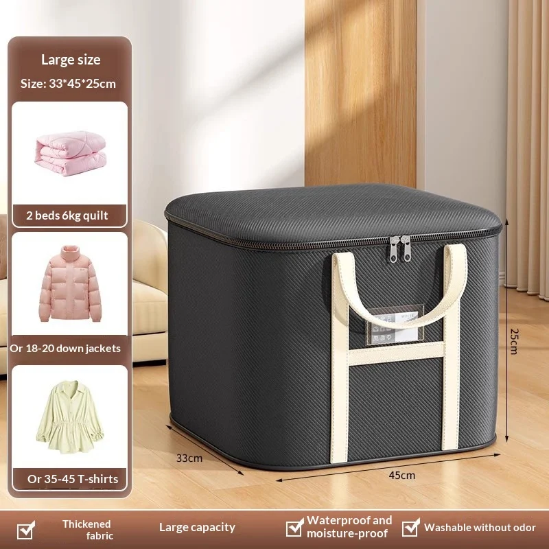 Extra-large Thick Durable Cotton Quilt Storage Bag — image 8