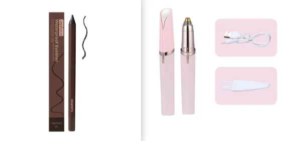 Eyebrow Epilator Maquiagem Profissional Completa Trymer Do Brw — image 5