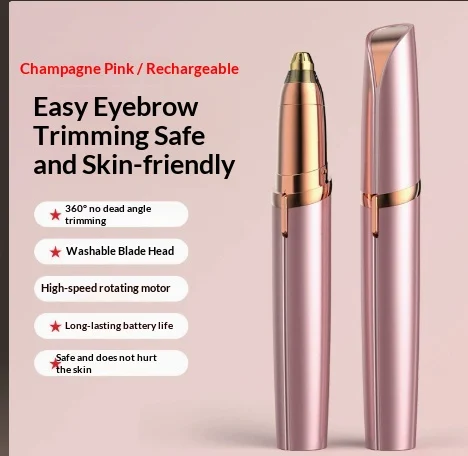 Eyebrow Epilator Maquiagem Profissional Completa Trymer Do Brwi Eye Brow Trimmer For… — image 11
