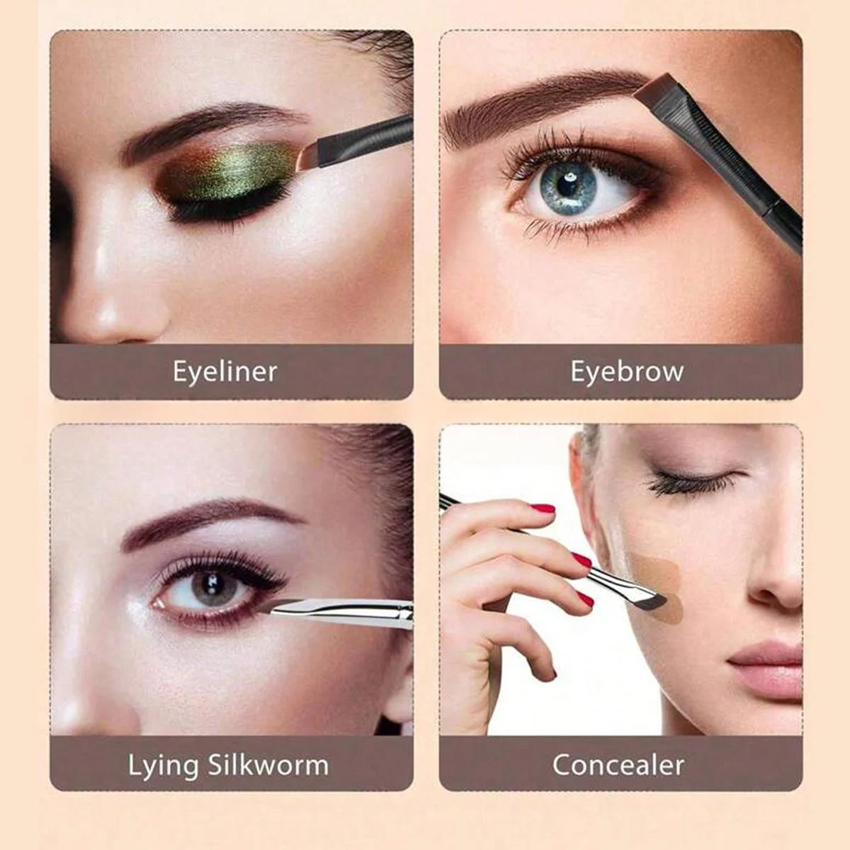 Eyeshadow 5-piece Set Eye Makeup Under-eye Highlighting Eyeliner And Detail Brushes — image 5