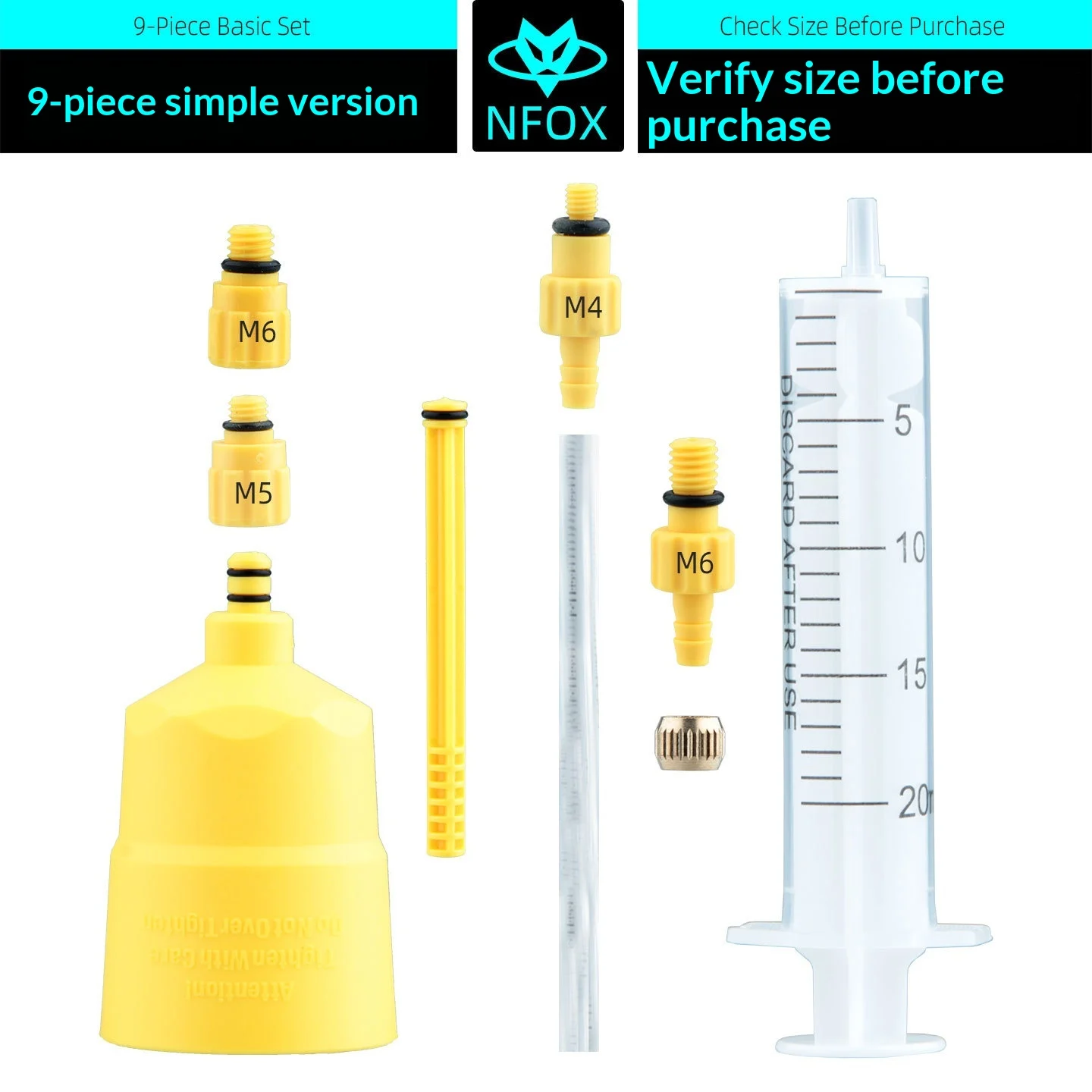 Ezmtd Hydraulic Brake Oil Disc Tool Set Simple Bicycle Filling And Replacement Funnel… — variant image