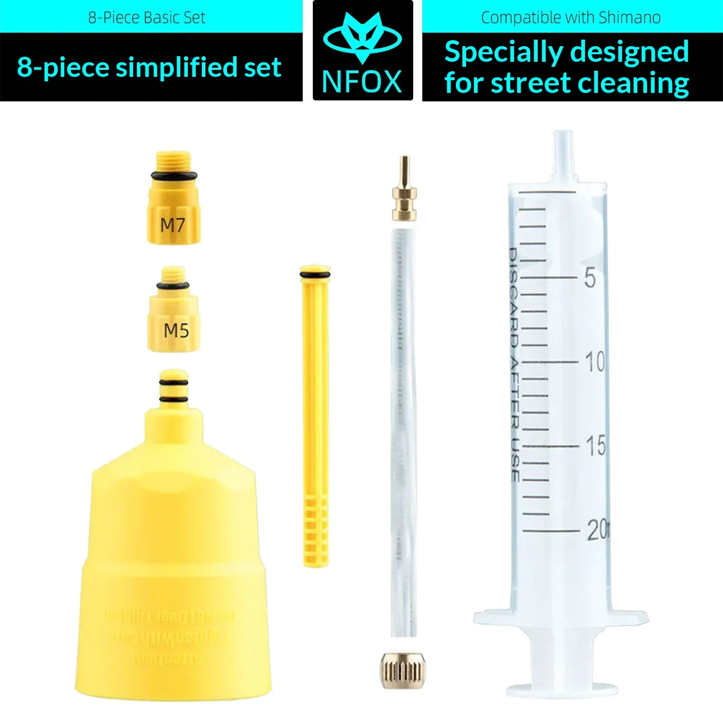 Ezmtd Hydraulic Brake Oil Disc Tool Set Simple Bicycle Filling And Replacement Funnel… — variant image