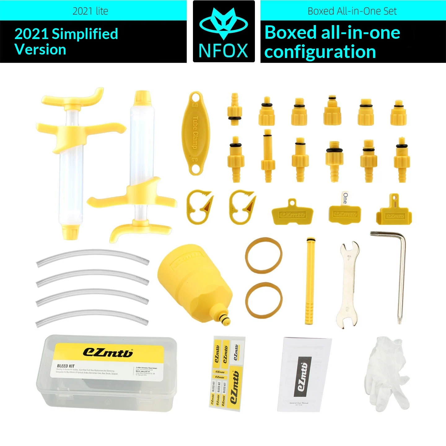 Ezmtd Hydraulic Brake Oil Disc Tool Set Simple Bicycle Filling And Replacement Funnel… — image 6