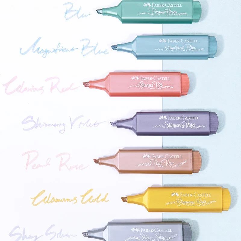 Faber-castell Metallic Highlighters Students Color Pens — image 3