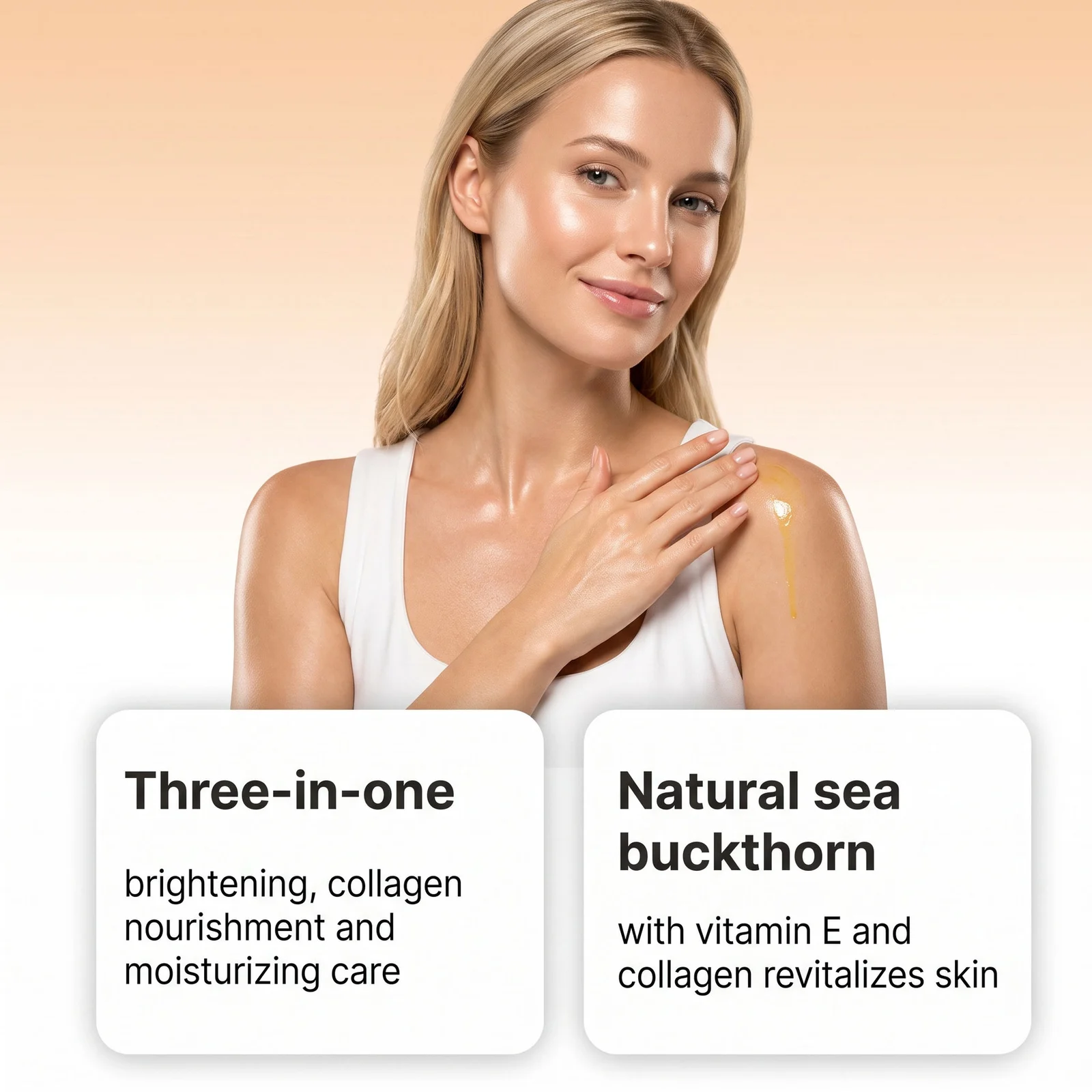 Facial Hair Body Skin Smooth And Glossy Surface, Daily Application Of Skincare Oil — image 2