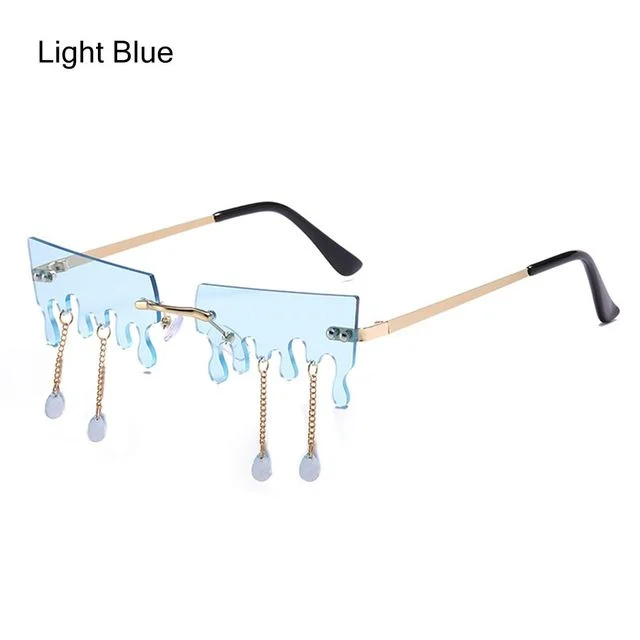 Fashion Butterfly Rimless Sunglasses For Women — image 4