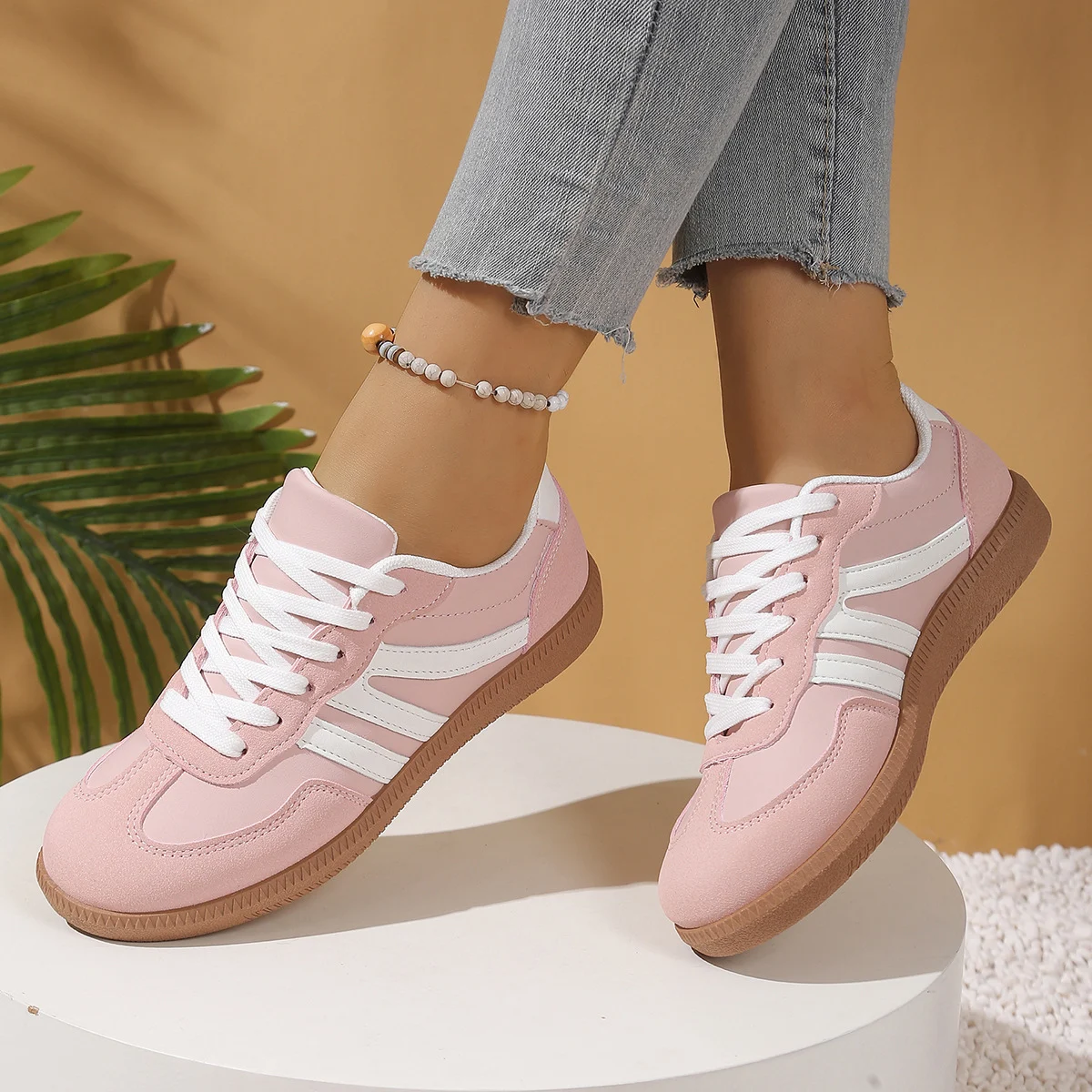 Fashion Casual All-match Color Matching Lace-up Shoes — image 6