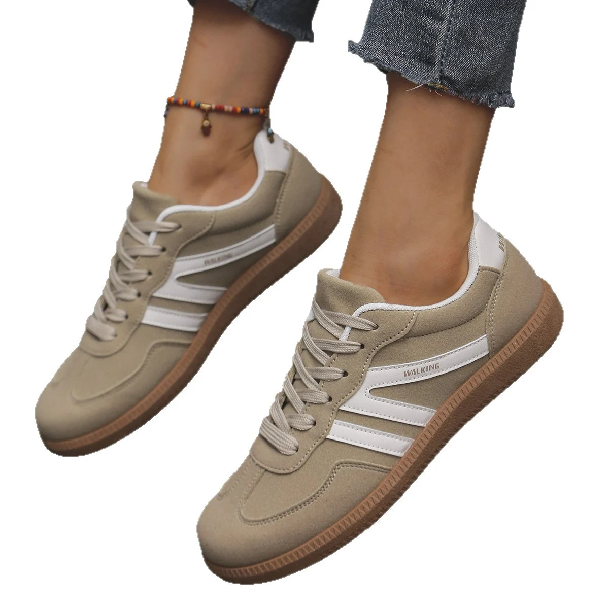 Fashion Casual All-match Color Matching Lace-up Shoes — image 2