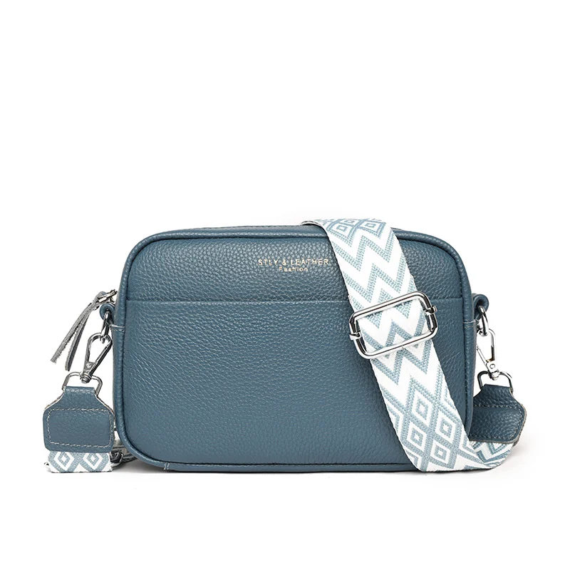 Fashion Shoulder Crossbody Bags With Rhombus Embroidered Wide Strap Cute Small Square… — image 10