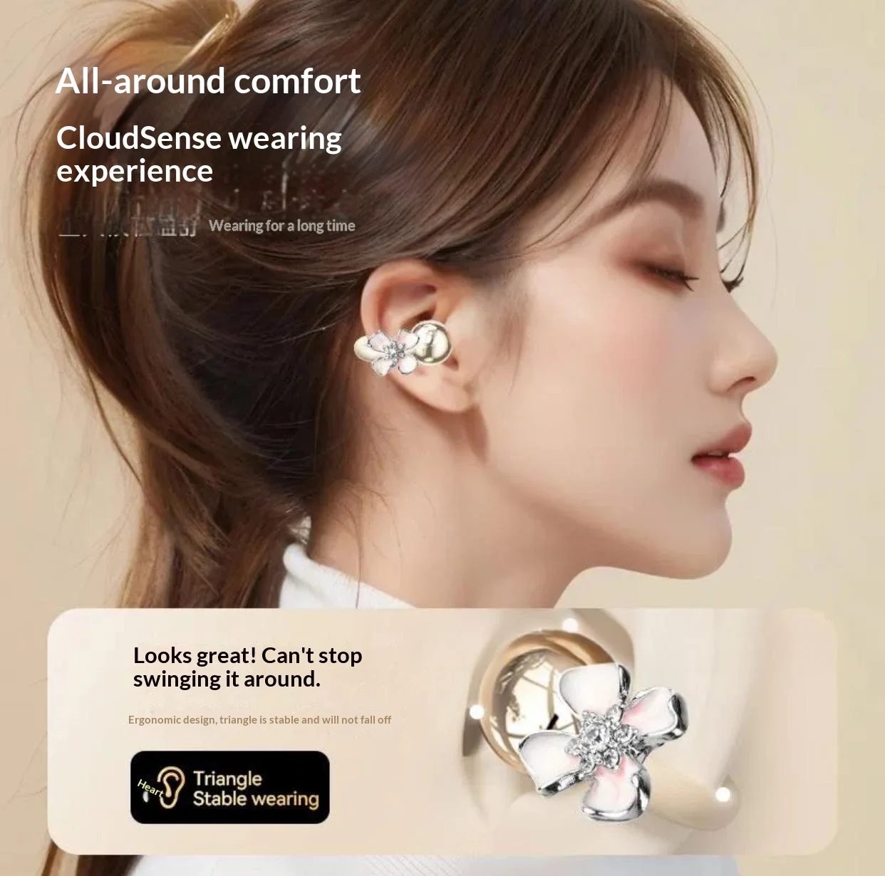 Fashionable 3D Sound Smart Headphones — image 1