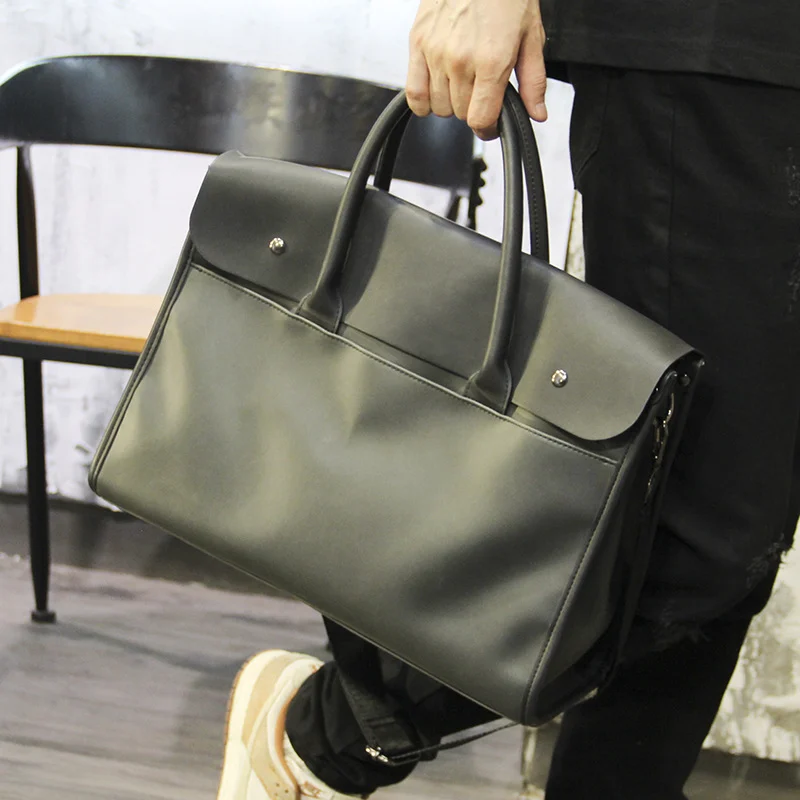 Fashionable Briefcase Business Crossbody Handbag — image 1