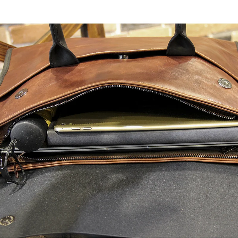 Fashionable Briefcase Business Crossbody Handbag — image 5