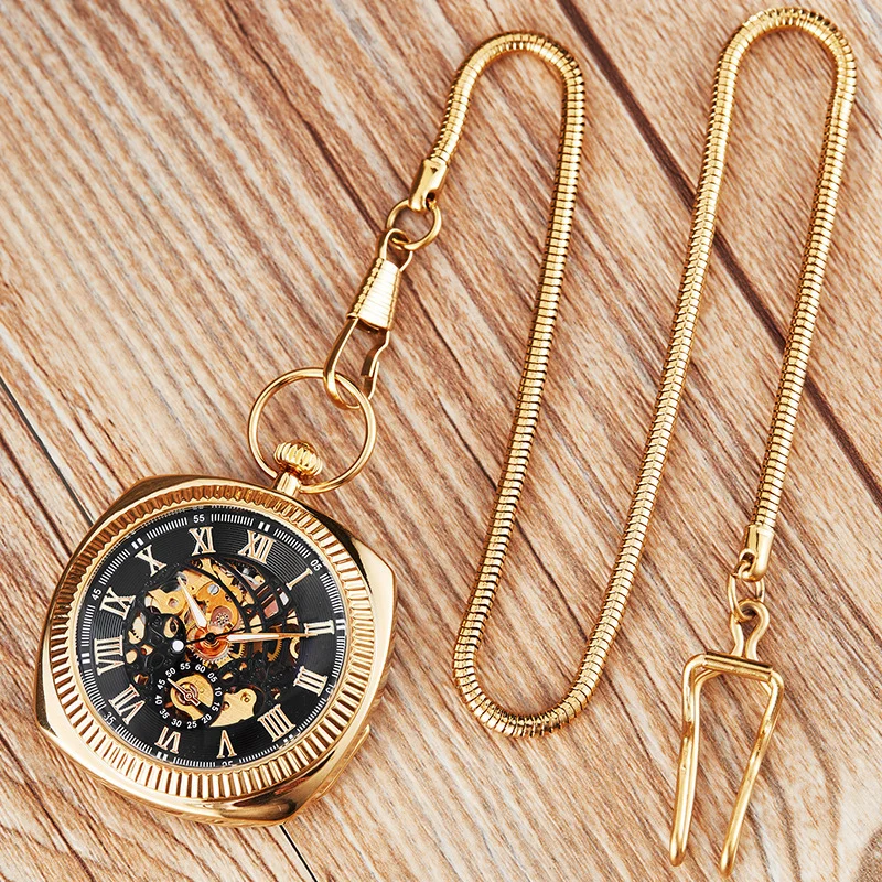 Fashionable Classic Retro Pocket Watch With A Chain — image 2