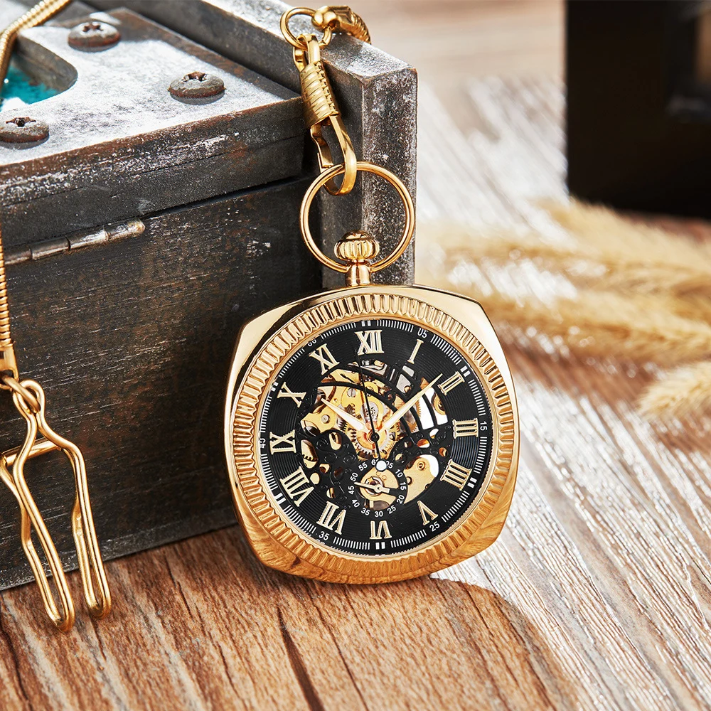Fashionable Classic Retro Pocket Watch With A Chain — image 1