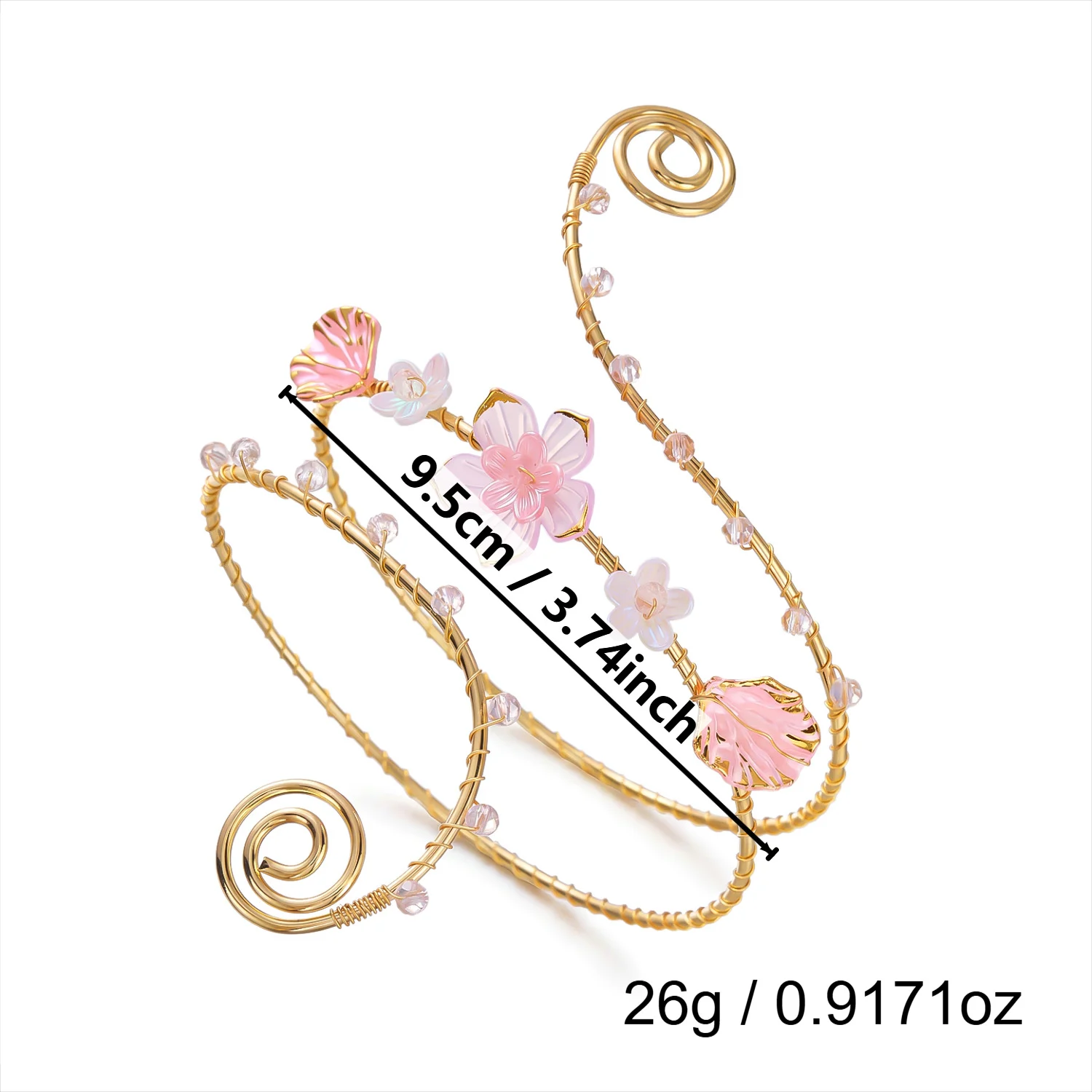 Fashionable Colorful Flower Bracelet For Women — image 4