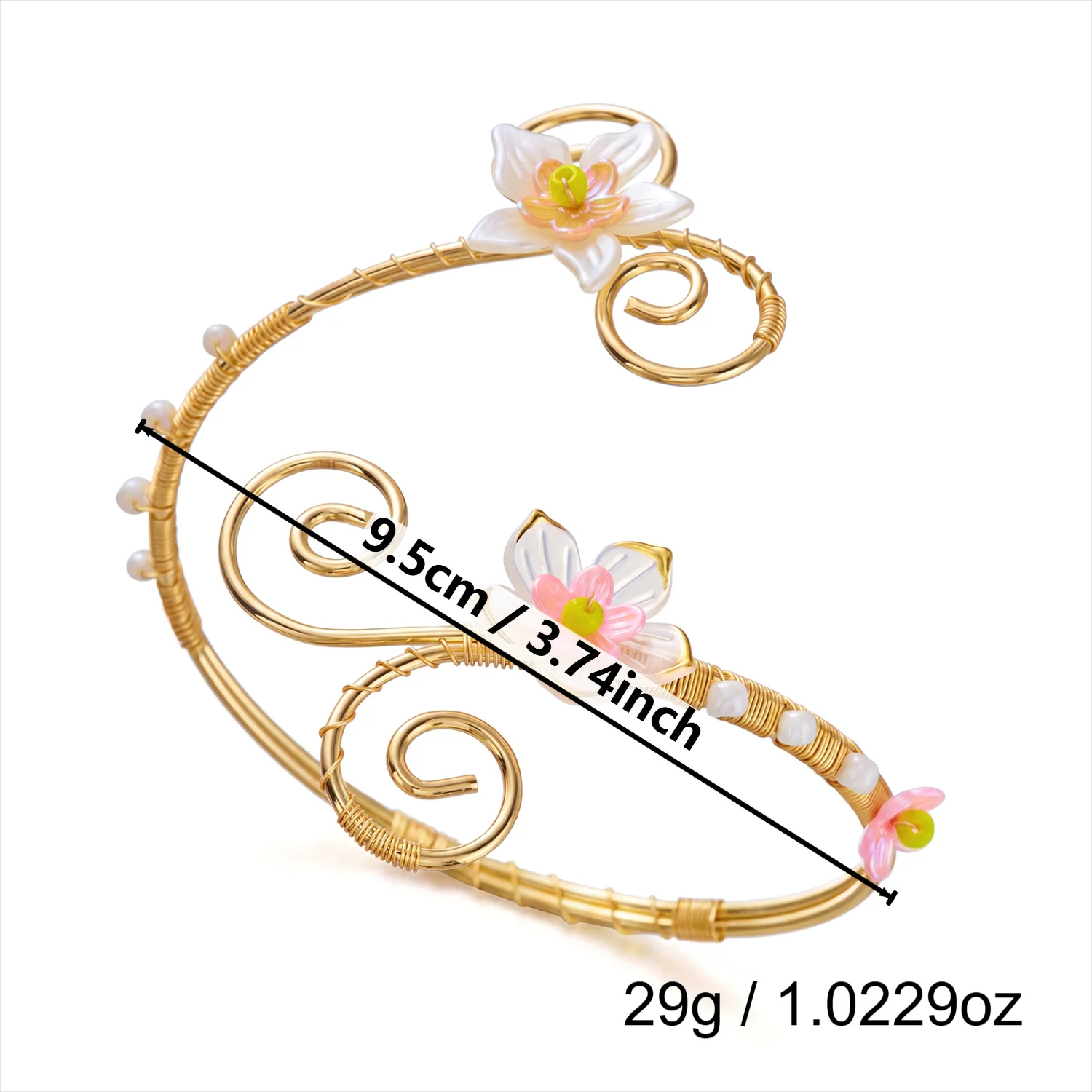 Fashionable Colorful Flower Bracelet For Women — image 8