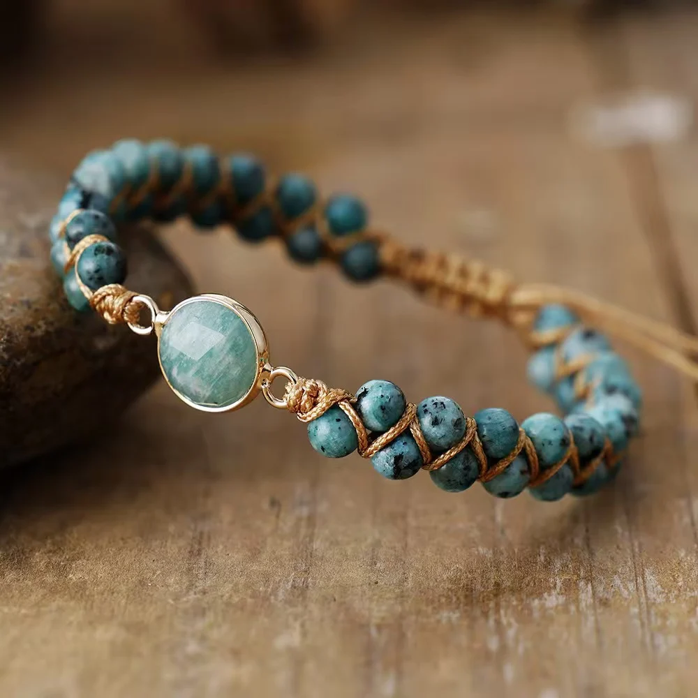 Fashionable Double-layer Hand-woven Bracelet — image 5
