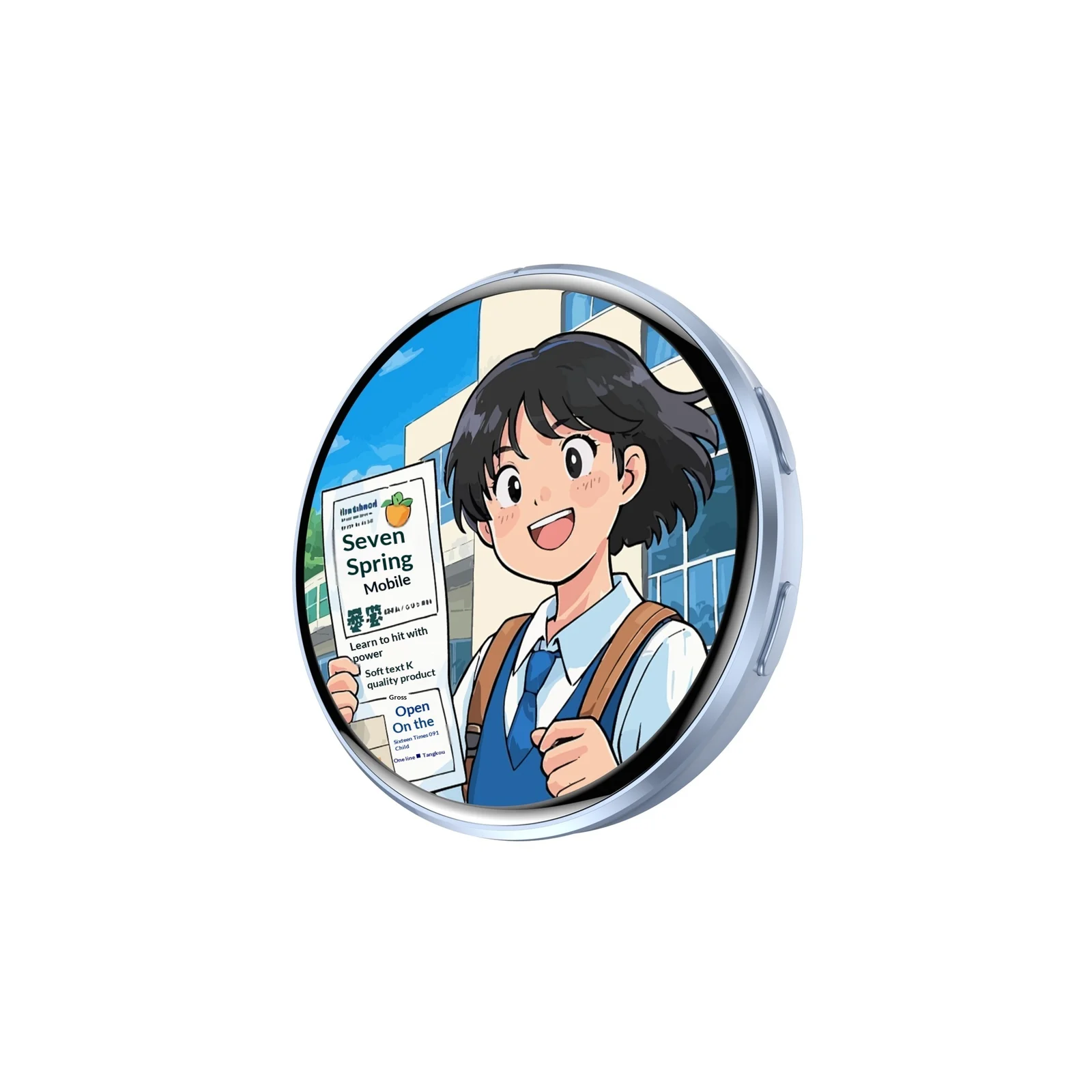 Fashionable Personalized Anime-themed Electronic Badges — image 2