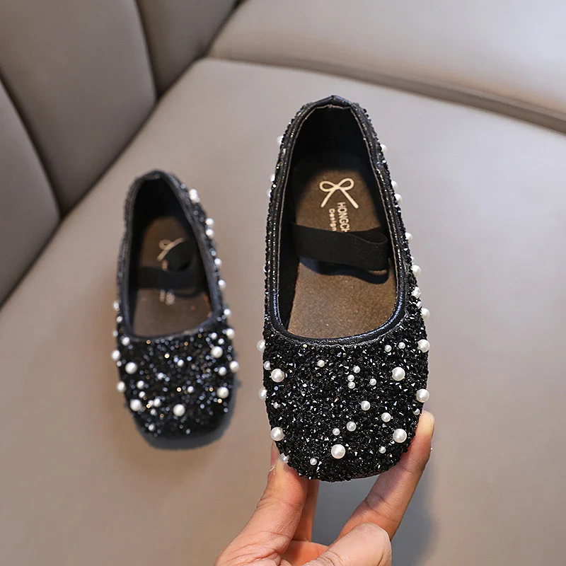 Fashionable Square-toe Bow-knot Girls Shoes — image 3