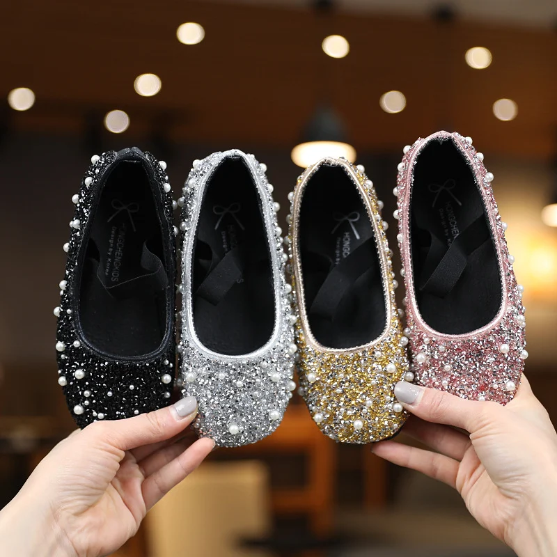 Fashionable Square-toe Bow-knot Girls Shoes — image 5