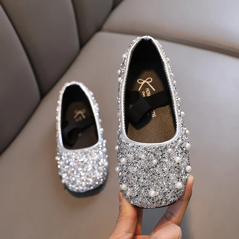 Fashionable Square-toe Bow-knot Girls Shoes — image 2