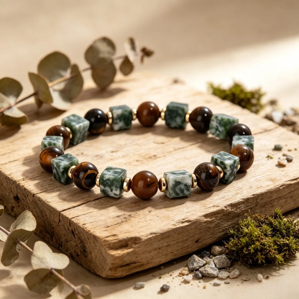 Fashionable Tigers Eye All Matching Bracelet — image 4