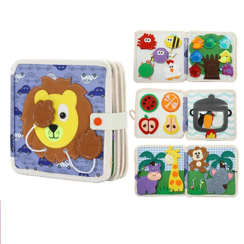 Felt Montessori Busy Board Educational Toy — image 5