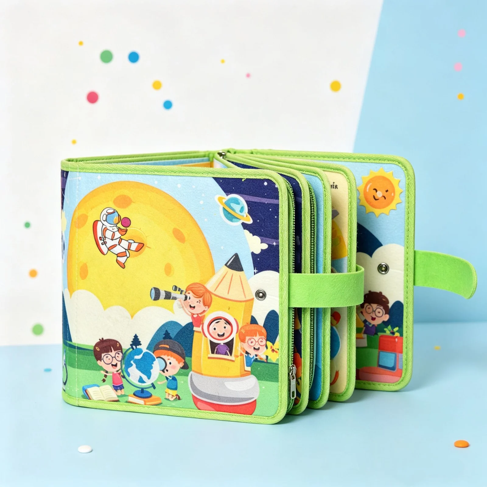 Felt Montessori Busy Board Educational Toy — image 9