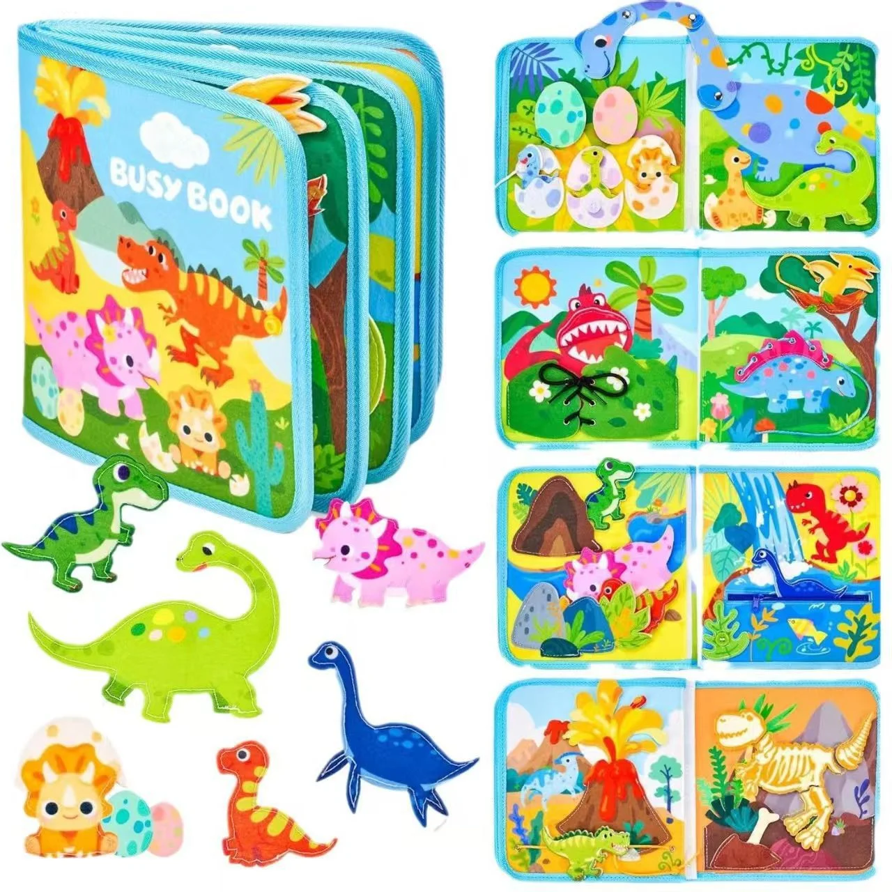 Felt Montessori Busy Board Educational Toy — image 12