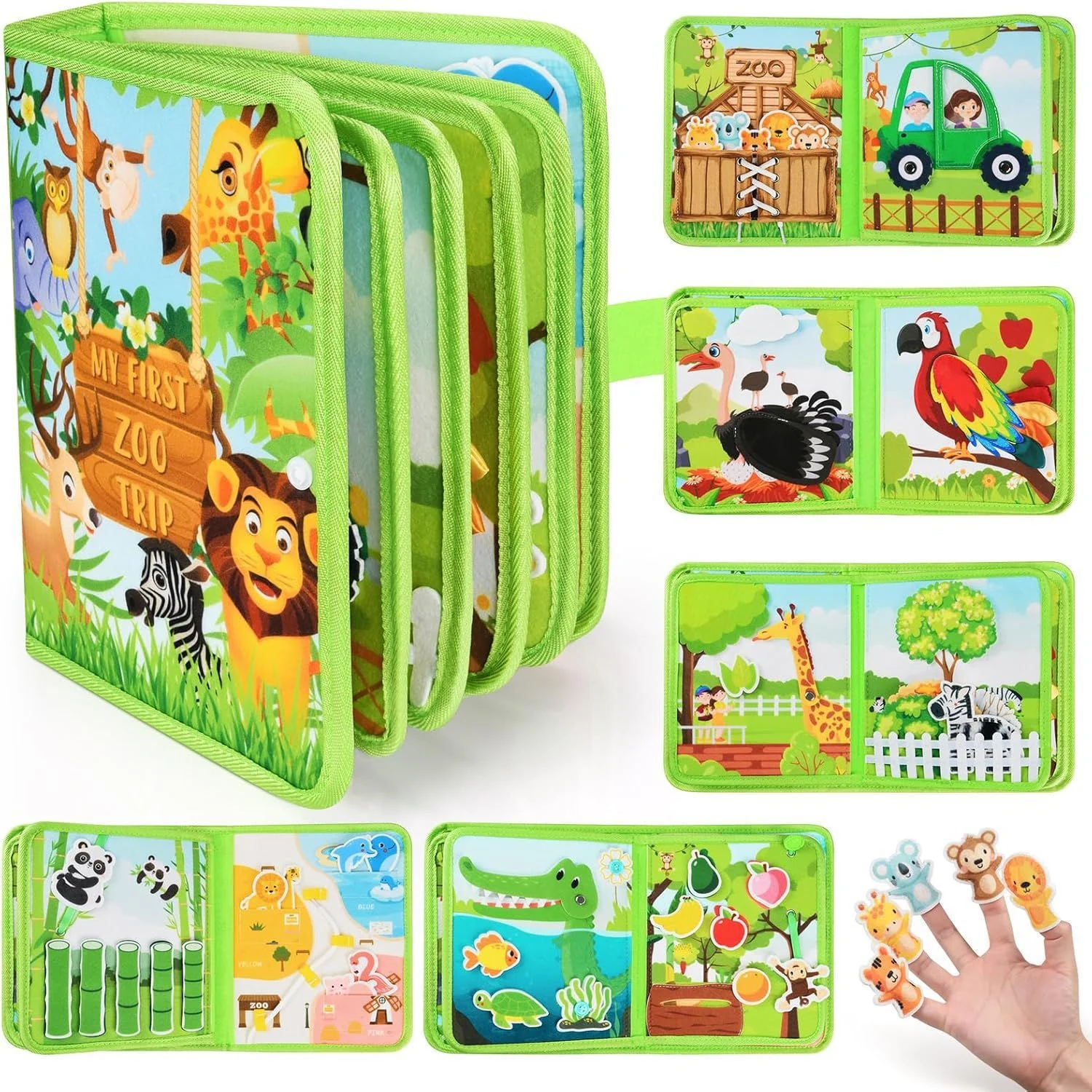 Felt Montessori Busy Board Educational Toy — image 11