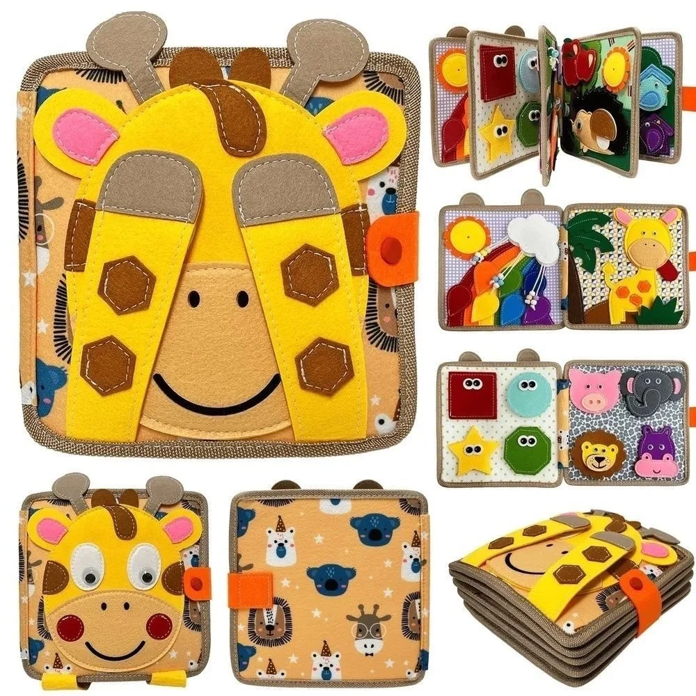 Felt Montessori Busy Board Educational Toy — image 4