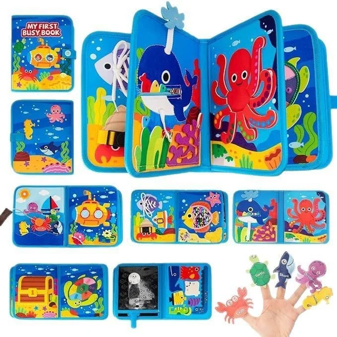 Felt Montessori Busy Board Educational Toy — image 10